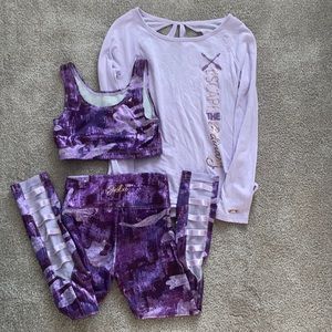 Girls Justice athletic outfit